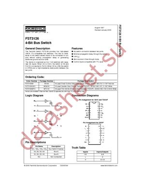 FST3126MTCX datasheet  